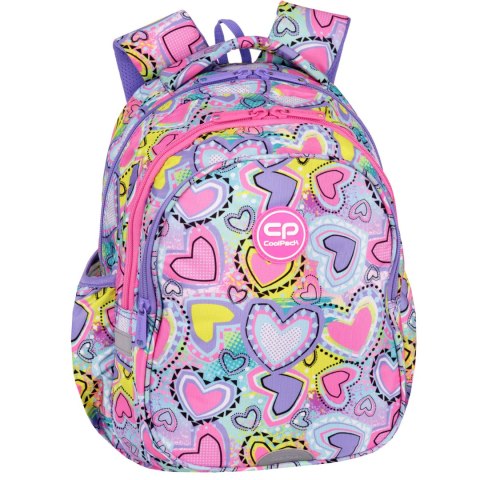 COOLPACK - JERRY - PLECAK MŁODZIEŻOWY - PASTEL HEART COOLPACK - JERRY - PLECAK MŁODZIEŻOWY - PASTEL HEART