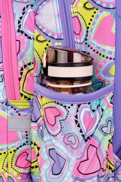 COOLPACK - JERRY - PLECAK MŁODZIEŻOWY - PASTEL HEART COOLPACK - JERRY - PLECAK MŁODZIEŻOWY - PASTEL HEART