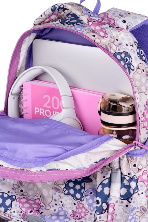 COOLPACK - JERRY - PLECAK MŁODZIEŻOWY - WHITE BUNNY COOLPACK - JERRY - PLECAK MŁODZIEŻOWY - WHITE BUNNY