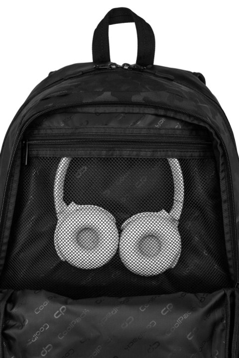 COOLPACK - TROOPER - PLECAK MŁODZIEŻOWY - BLACK COOLPACK - TROOPER - PLECAK MŁODZIEŻOWY - BLACK