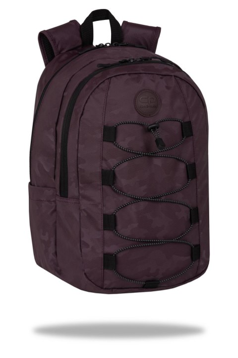COOLPACK - TROOPER - PLECAK MŁODZIEŻOWY - BURGUNDY COOLPACK - TROOPER - PLECAK MŁODZIEŻOWY - BURGUNDY