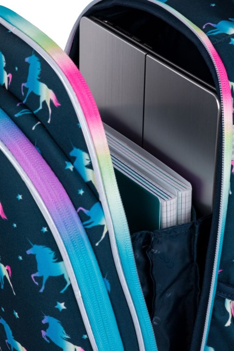 COOLPACK - TURTLE - PLECAK MŁODZIEŻOWY - BLUE UNICORN COOLPACK - TURTLE - PLECAK MŁODZIEŻOWY - BLUE UNICORN