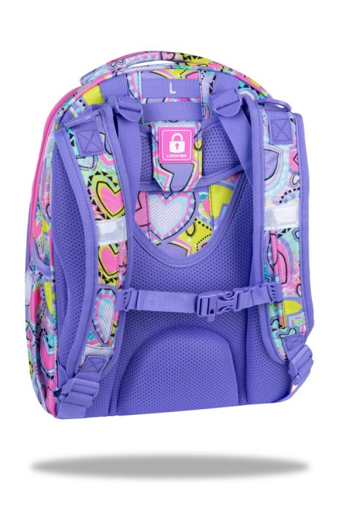 COOLPACK - TURTLE - PLECAK MŁODZIEŻOWY - PASTEL HEART COOLPACK - TURTLE - PLECAK MŁODZIEŻOWY - PASTEL HEART