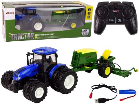 Traktor zdalnie sterowany w skali 1:24 z akcesoriami Traktor zdalnie sterowany w skali 1:24 z akcesoriami