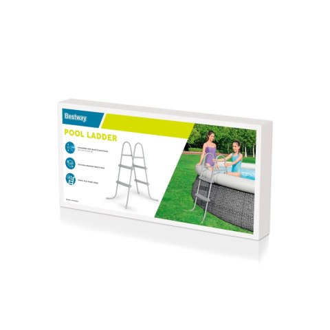 Drabinka do basenu ogrodowego BESTWAY 84cm Drabinka do basenu ogrodowego BESTWAY 84cm