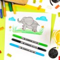 Flamastry dwustronne Noris Club 12 kol. Staedtler