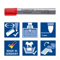 Marker Lumocolor do tablic flipchart okrągły 6 (2 3 4 5 6 9) etui Staedtler