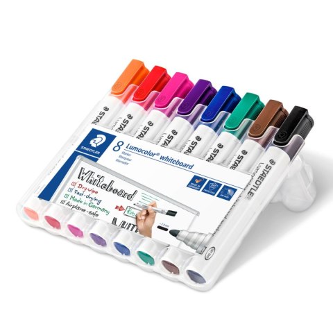 Marker suchościeralny Staedtler 8 szt. Marker suchościeralny Staedtler 8 szt.