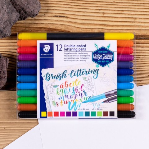 Pisak dwustronny Journey 1-6 i 0.5-0.8mm 12 kol. Staedtler Pisak dwustronny Journey 1-6 i 0.5-0.8mm 12 kol. Staedtler