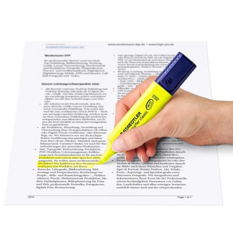 Zakreślacz Textsurfer classic 6 kol. (1 2 4 6 3 5) w etui Staedtler Zakreślacz Textsurfer classic 6 kol. (1 2 4 6 3 5) w etui Staedtler