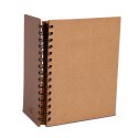 Album na spirali 30x30cm 30 ark brązowe eco 180g/m2