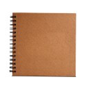 Album na spirali 30x30cm 30 ark brązowe eco 180g/m2