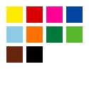 Cienkopis triplus trójkątny 0.3 mm 10 kol. w etui box Staedtler