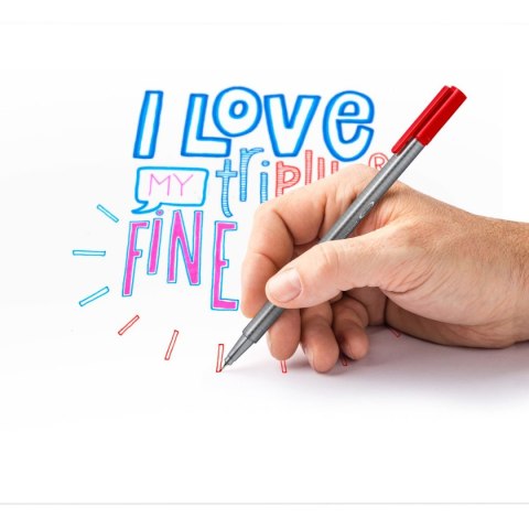 Cienkopis triplus trójkątny 0.3 mm 10 kol. w etui box Staedtler Cienkopis triplus trójkątny 0.3 mm 10 kol. w etui box Staedtler