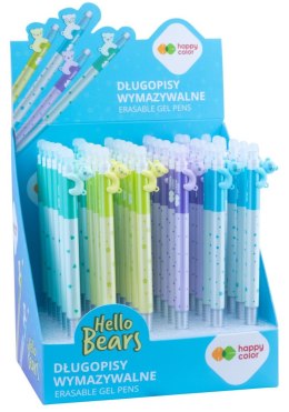 Display Długopis wymazywalny Hello Bears automatyczny 0.5mm niebieski 36sz