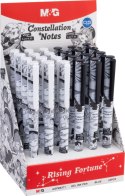 Długopis żelowy Manga 12 konstelacji 05mm niebieski display 24szt MG