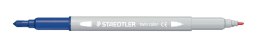 Flamaster dwustronny 1.0-3.0 mm 10 szt 20 kol. Staedtler