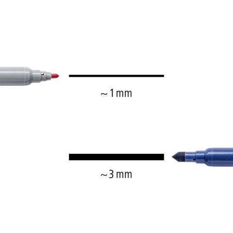 Flamaster dwustronny 1.0-3.0 mm 10 szt 20 kol. Staedtler Flamaster dwustronny 1.0-3.0 mm 10 szt 20 kol. Staedtler