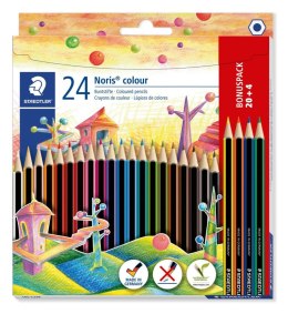 Kredki Noris colour sześciokątne 24 kol. (20+4 gratis) Staedtler