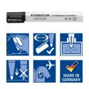 Marker Lumocolor whiteboard okrągły 6 kol (4 20 30 3 53 9) w etui Staedtler