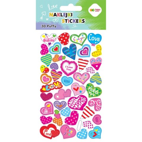 Naklejki 3D PUFFY BOX 1-UNI 50 szt 10x20cm Naklejki 3D PUFFY BOX 1-UNI 50 szt 10x20cm