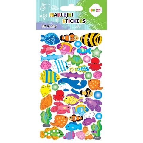 Naklejki 3D PUFFY BOX 2-KIDS 50 szt 10x20cm Naklejki 3D PUFFY BOX 2-KIDS 50 szt 10x20cm