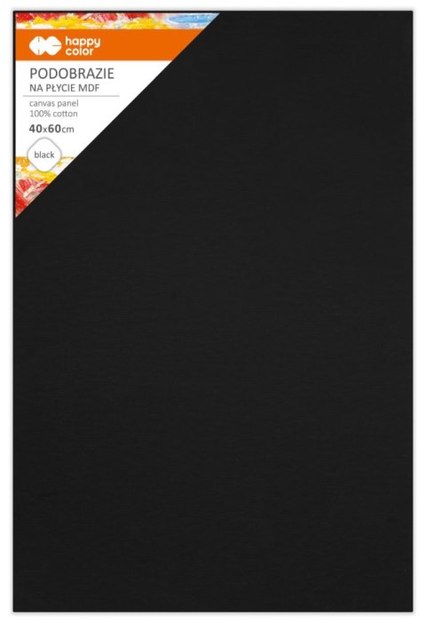 Podobrazie bawełniane 40x60 impregnowane czarne tablica malarska MDF 4mm Podobrazie bawełniane 40x60 impregnowane czarne tablica malarska MDF 4mm