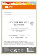Podobrazie bawełniane 40x60 impregnowane naturalne tablica malarska MDF 4mm