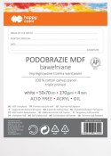 Podobrazie bawełniane 50x70 impregnowane białe tablica malarska MDF 4mm