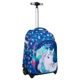 COLORINO SCHOOL - JACK - PLECAK SZKOLNY NA KÓŁKACH - UNICORN