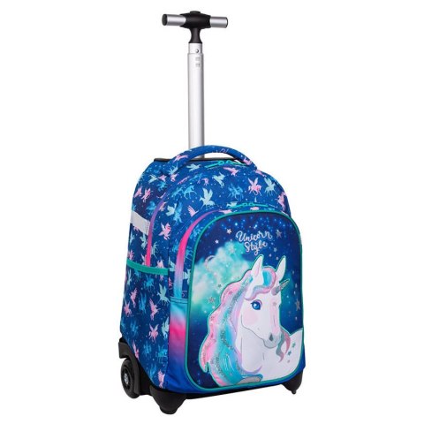 COLORINO SCHOOL - JACK - PLECAK SZKOLNY NA KÓŁKACH - UNICORN COLORINO SCHOOL - JACK - PLECAK SZKOLNY NA KÓŁKACH - UNICORN