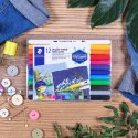 Flamastry dwustronne do tkanin Design Journey 12 kol Staedtler