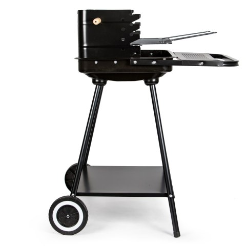 Grill ogrodowy z rożnem i regulacją rusztu + dwie duże półki Grill ogrodowy z rożnem i regulacją rusztu + dwie duże półki