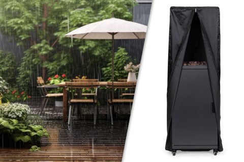 Ogrzewacz gazowy promiennik grzejnik 13 kW szklany na ogród patio reduktor kamienie wulkaniczne pokrowiec MultiGarden Ogrzewacz gazowy promiennik grzejnik 13 kW szklany na ogród patio reduktor kamienie wulkaniczne pokrowiec MultiGarden