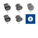 Ołówek akwarelowy Lumograph 5 szt: 4B 2x6B 2x8B + pędzelek metal Staedtler