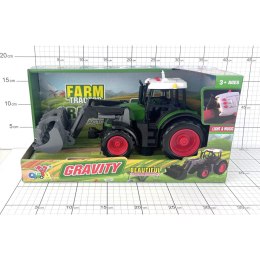 TRAKTOR Z ŁYŻKĄ ŚW./DŹW. W PUDEŁKU