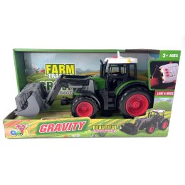 TRAKTOR Z ŁYŻKĄ ŚW./DŹW. W PUDEŁKU