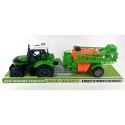 TRAKTOR Z PRZYCZEPĄ POD KLOSZEM