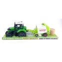 TRAKTOR Z PRZYCZEPĄ POD KLOSZEM