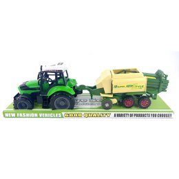 TRAKTOR Z PRZYCZEPĄ POD KLOSZEM