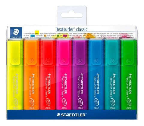 Zakreślacz Textsurfer classic 8 kol neon Staedtler Zakreślacz Textsurfer classic 8 kol neon Staedtler