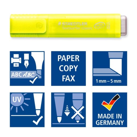 Zakreślacz Textsurfer classic 8 kol neon Staedtler Zakreślacz Textsurfer classic 8 kol neon Staedtler