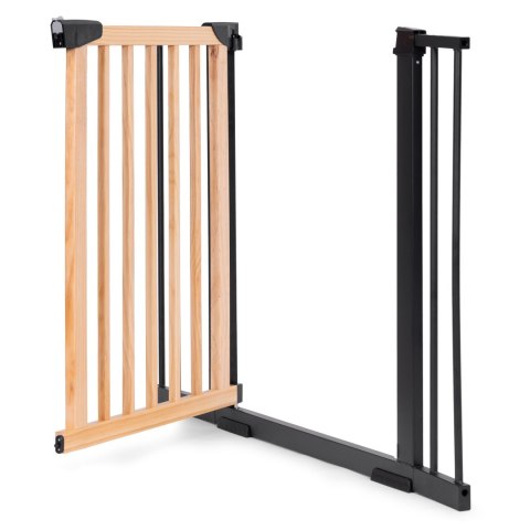 Bramka barierka zabezpieczająca 74-100 cm na schody i drzwi metal drewno dodatkowe panele Bramka barierka zabezpieczająca 74-100 cm na schody i drzwi metal drewno dodatkowe panele