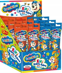 Klej Hokus-Pokus w tubie display 12 sztuk 45 g ZWIERZAKI UCZNIAKI