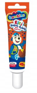 Klej Hokus-Pokus w tubie display 12 sztuk 45 g ZWIERZAKI UCZNIAKI