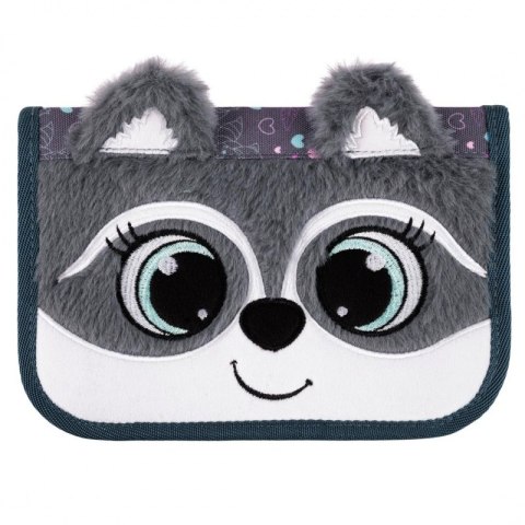 Piórnik dwuklapkowy bez wyposażenia RACOON Piórnik dwuklapkowy bez wyposażenia RACOON