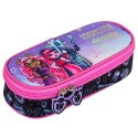 Piórnik saszetka usztywniona z wewnętrzną klapką MONSTER HIGH