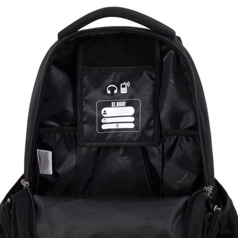 Plecak 3 komorowy 18" BP73 ST.BLACK VINTAGE Plecak 3 komorowy 18" BP73 ST.BLACK VINTAGE