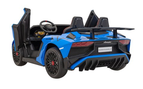 Pojazd Lamborghini Aventador SV Niebieski Pojazd Lamborghini Aventador SV Niebieski