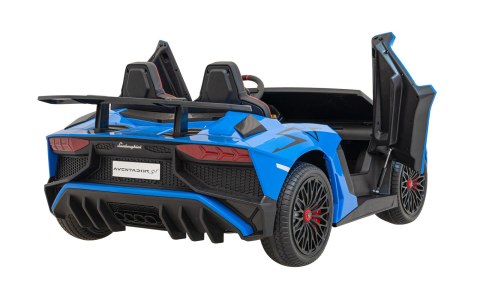Pojazd Lamborghini Aventador SV Niebieski Pojazd Lamborghini Aventador SV Niebieski